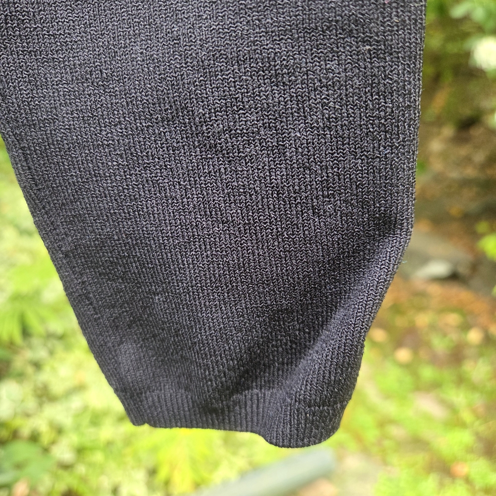 Babaton Stretch Dark Charcoal Knit Top Size Small - Picture 5 of 8